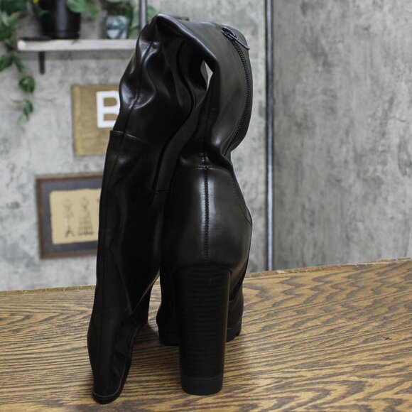 Bar III Giana Faux Leather Boots Replacement Amputee Left Shoe Only Black 6.5M - Picture 4 of 9